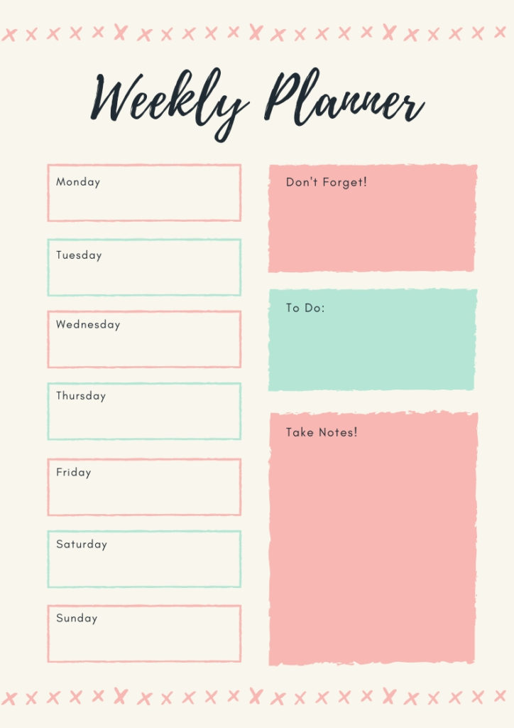 Free Printable Calendar &amp; Planner — Peony Street