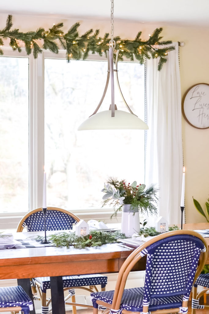 Christmas tablescape