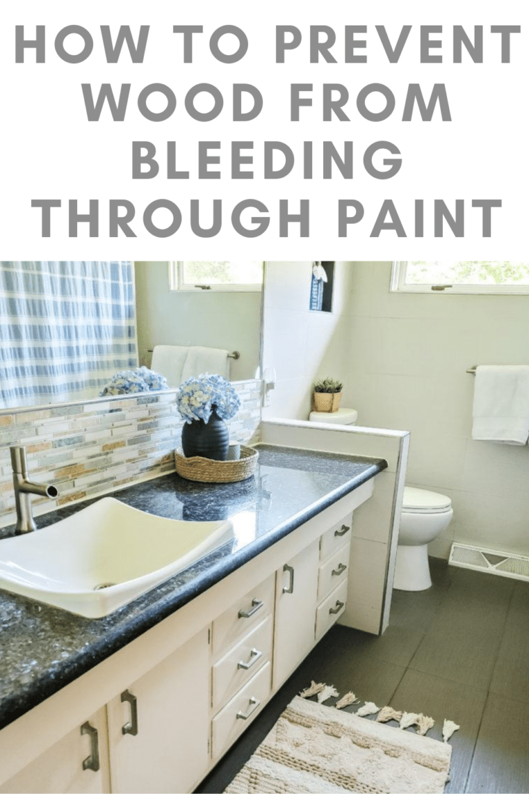 How To Prevent Wood From Bleeding Through Painted Cabinets Or Furniture ...