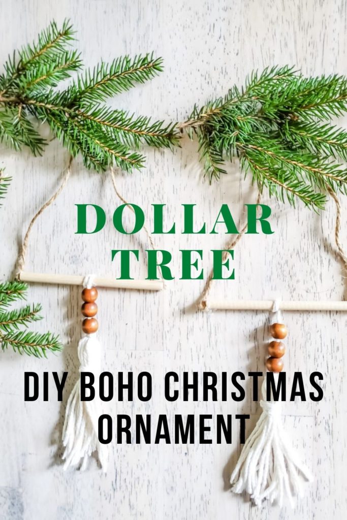 DIY Dollar Tree Boho Ornament