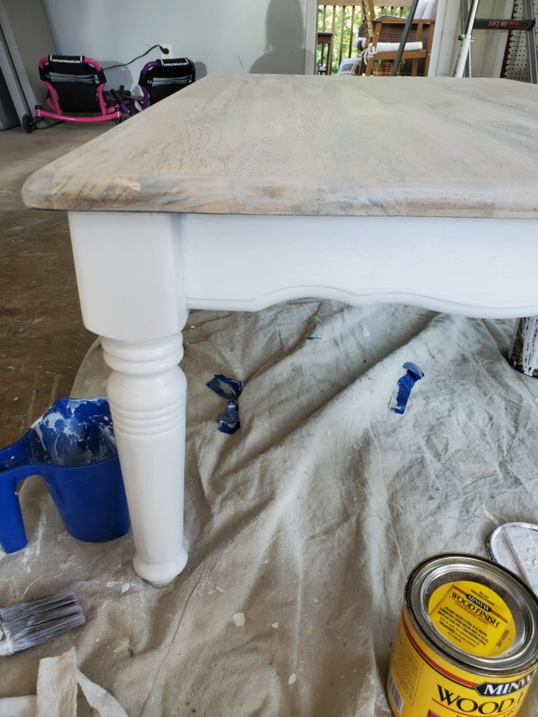 painted coffee table