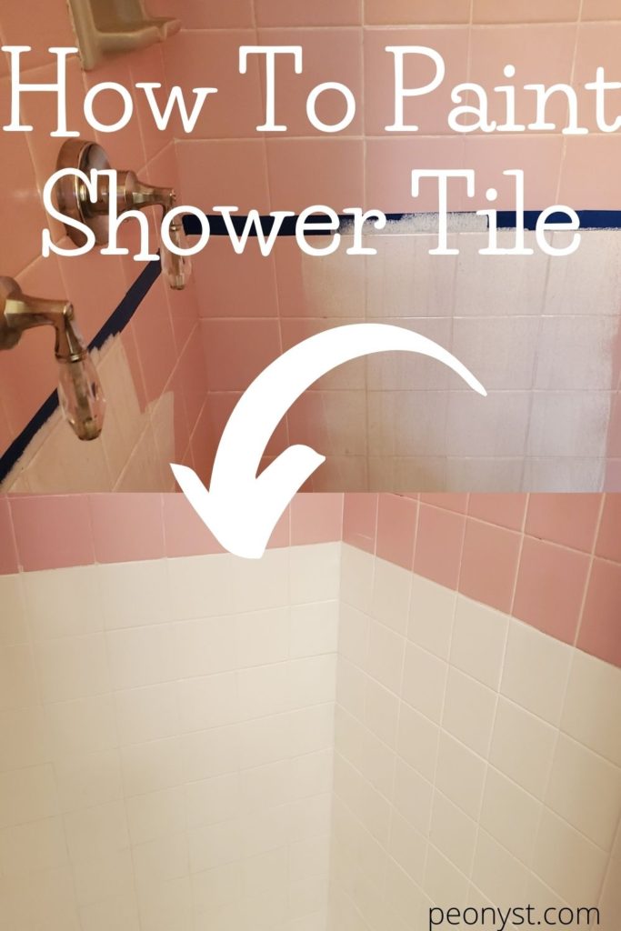 How to paint shower tile