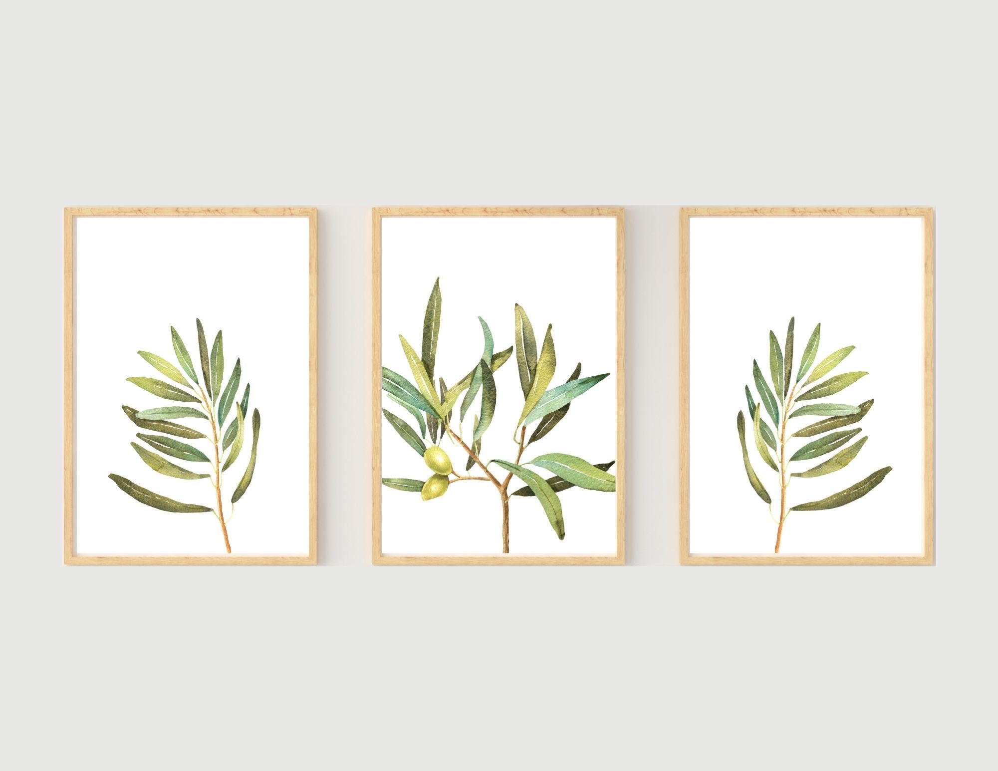 Olive Set of 3 Printable