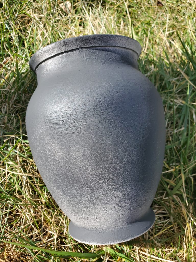 DIY mud vase