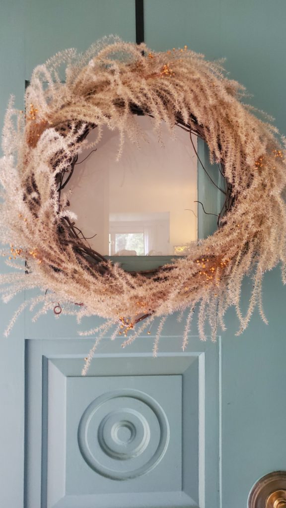 DIY dried floral wreath