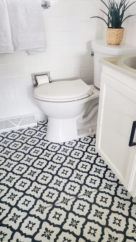 L And Stick Floor Tile, Bathroom Floor Stick Tiles