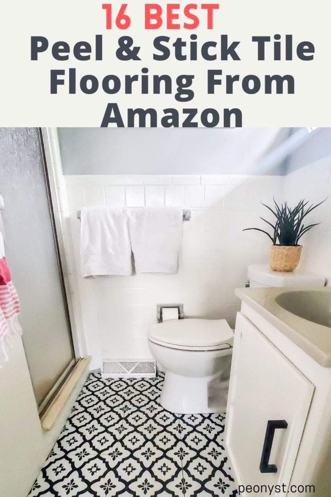 Best peel and stick tile flooring from Amazon