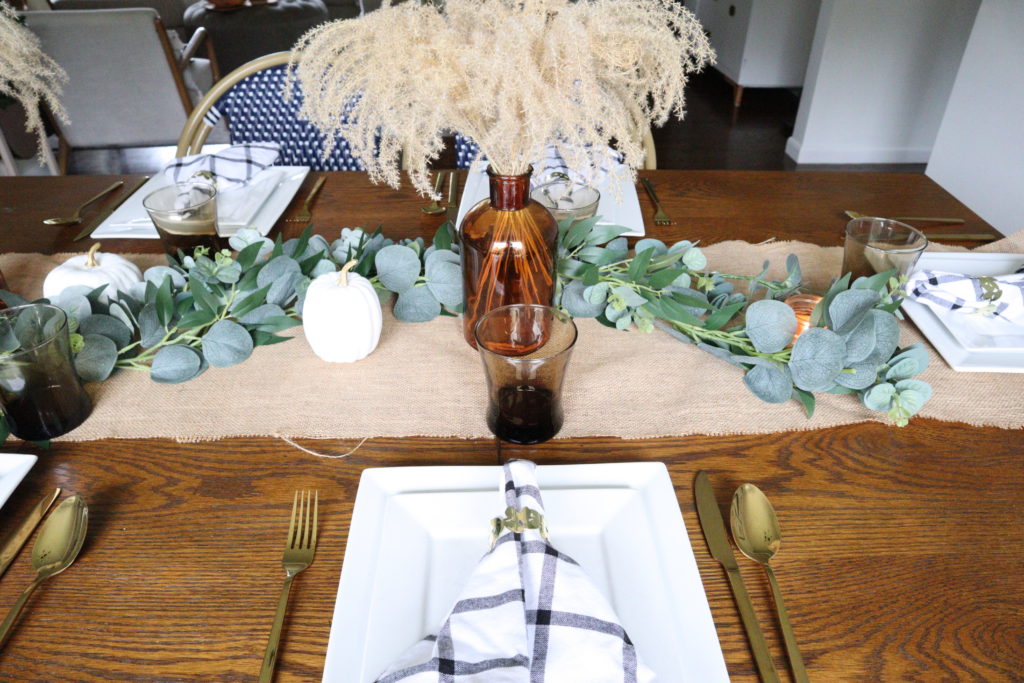 dried floral centerpiece