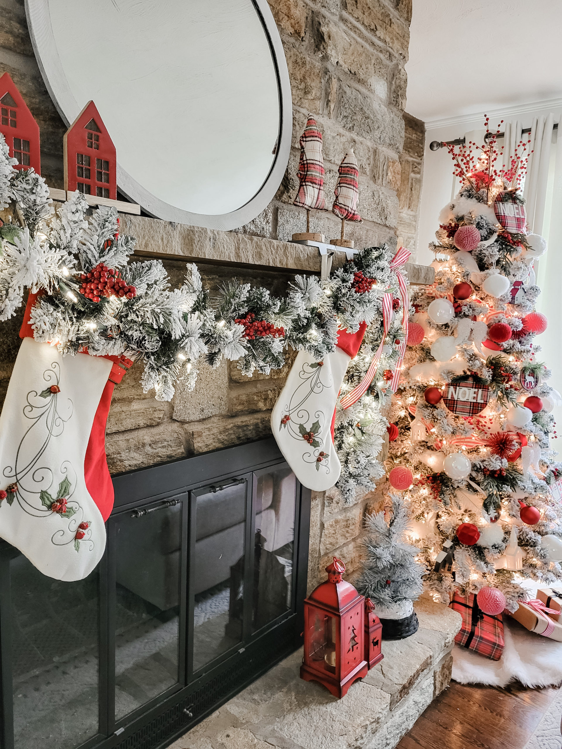 A Chic & Pink White Christmas Tree - Pender & Peony - A Southern Blog