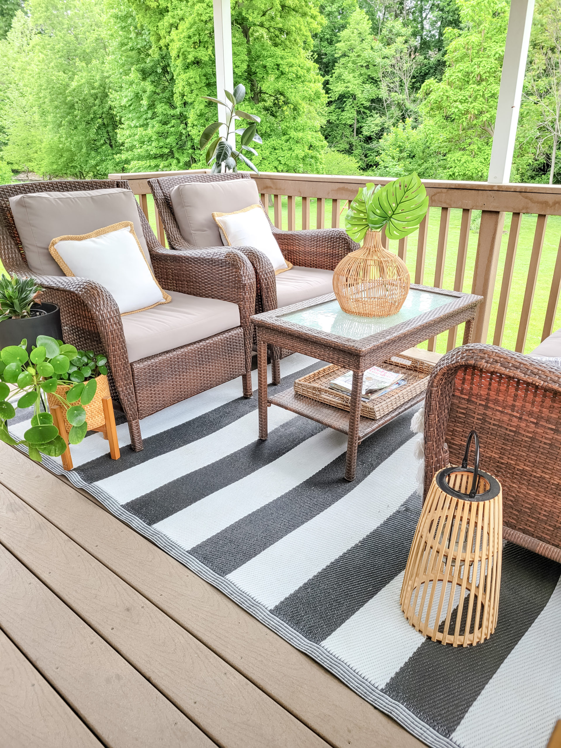 How To Spruce Up A Small Deck or Patio — Peony Street