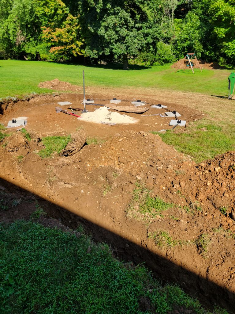 site preparation for pool