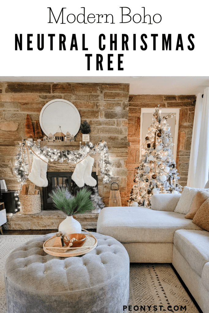 Brown and Neutral Christmas Decor