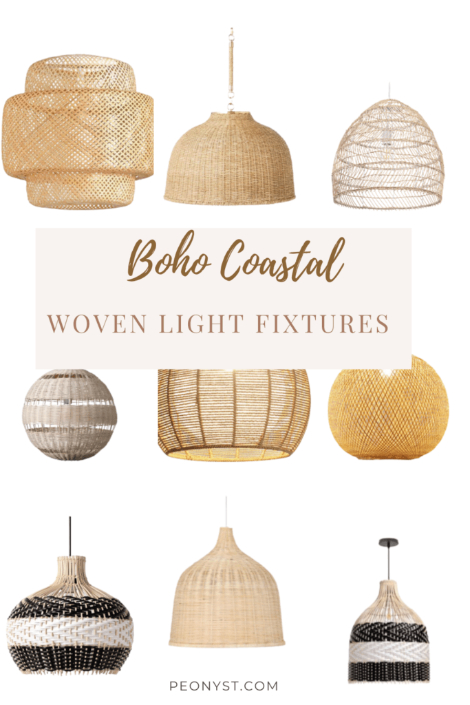 Modern Boho Light Fixture Ideas — Peony Street