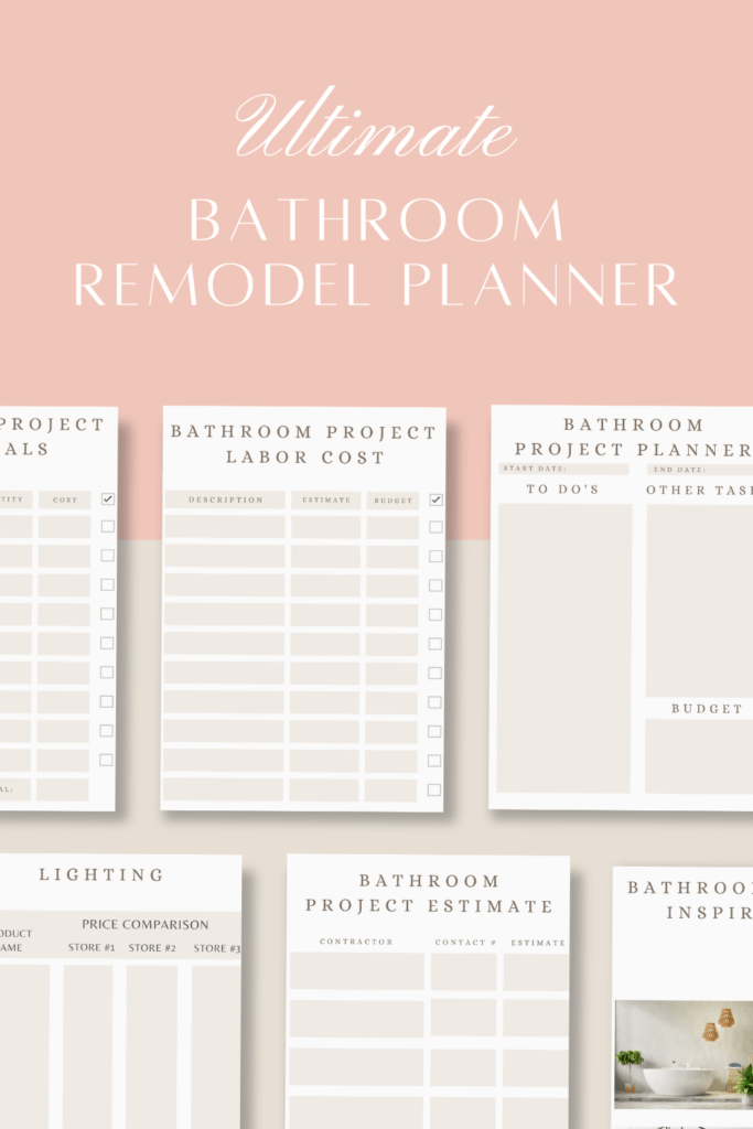 Bathroom Planner for Renovation