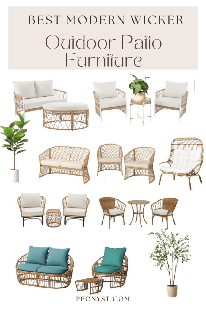 Modern Outdoor Furniture Set