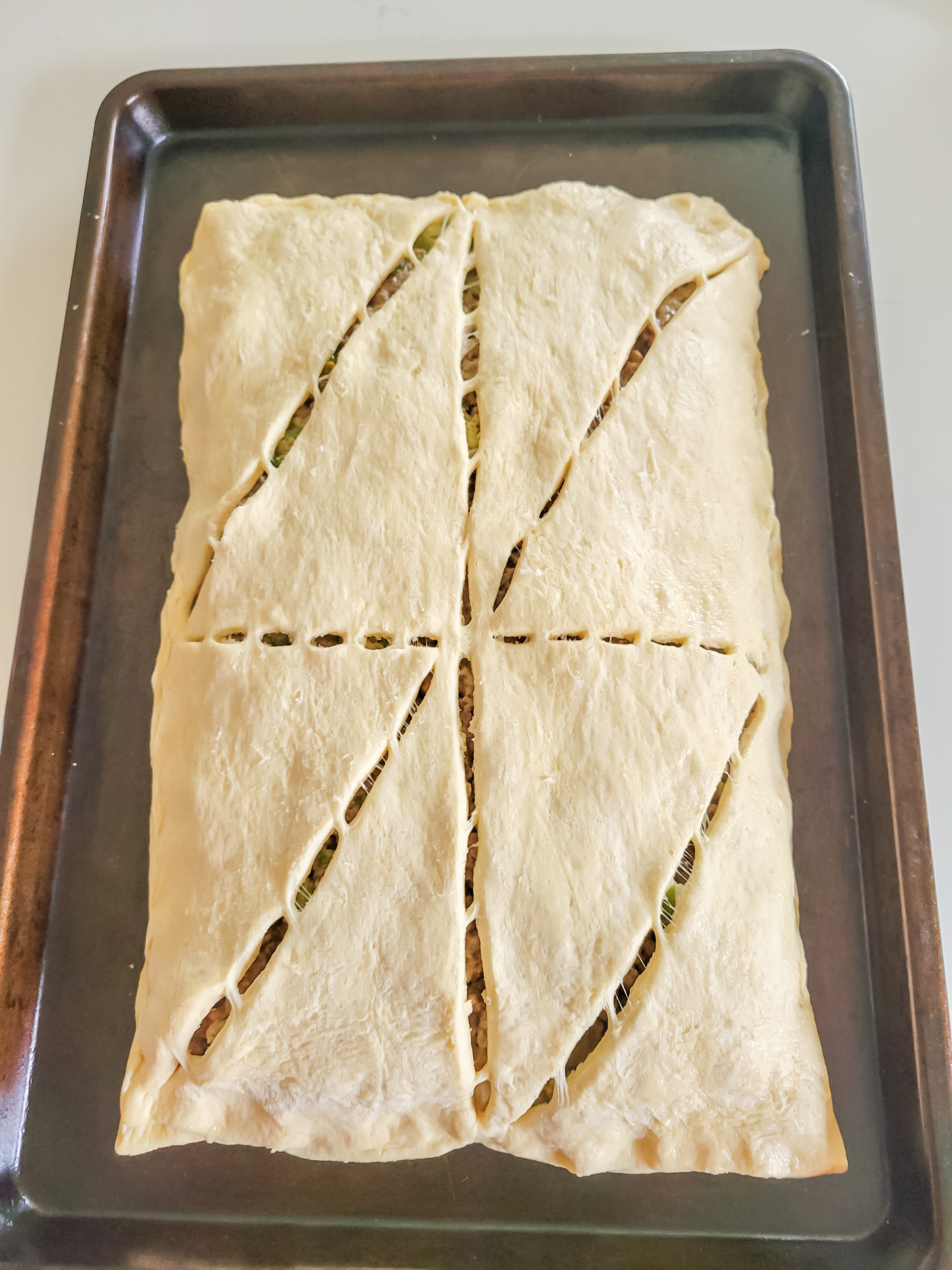 Beef Broccoli Wellington Crescent Roll Recipe — Peony Street