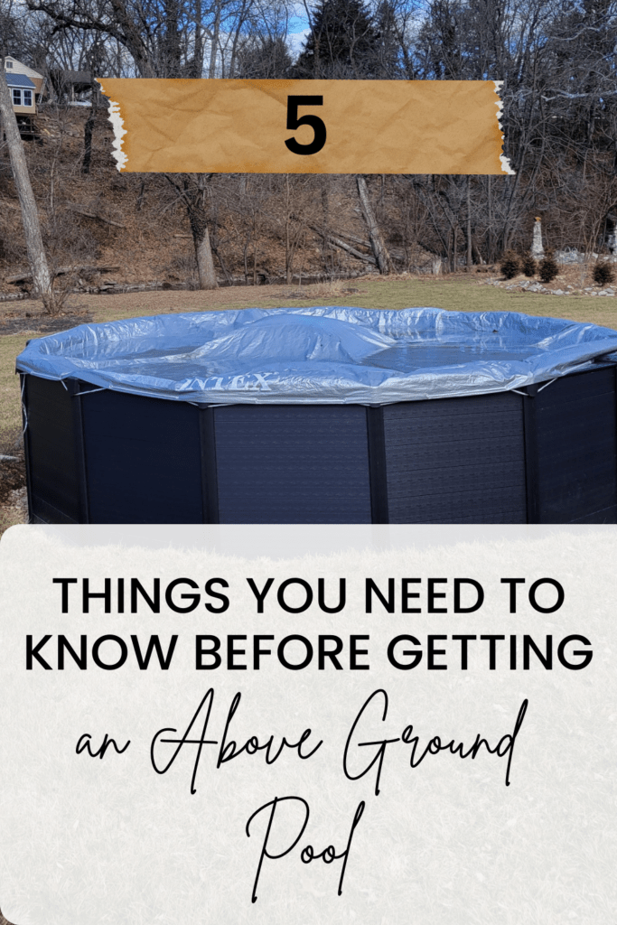5 things you need to know before getting above ground pool