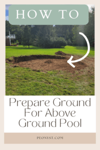 Level Ground For Above Ground Pool