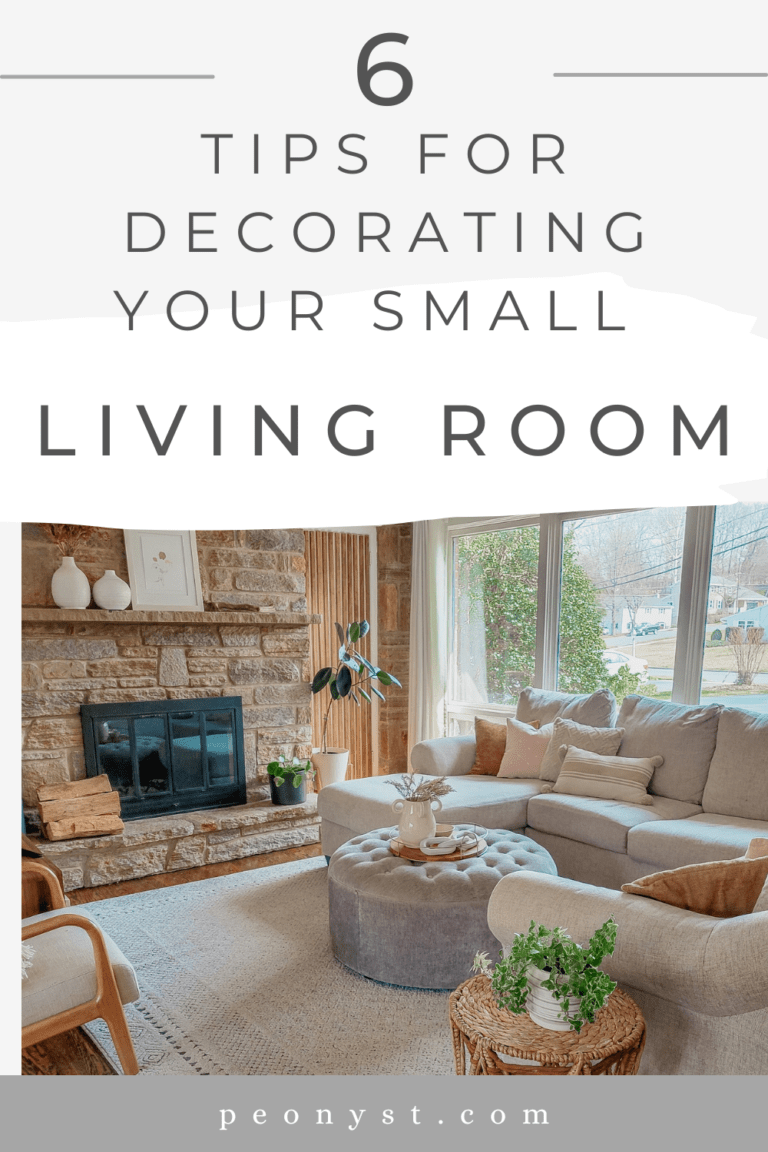 Small Living Room Decorating Ideas — Peony Street