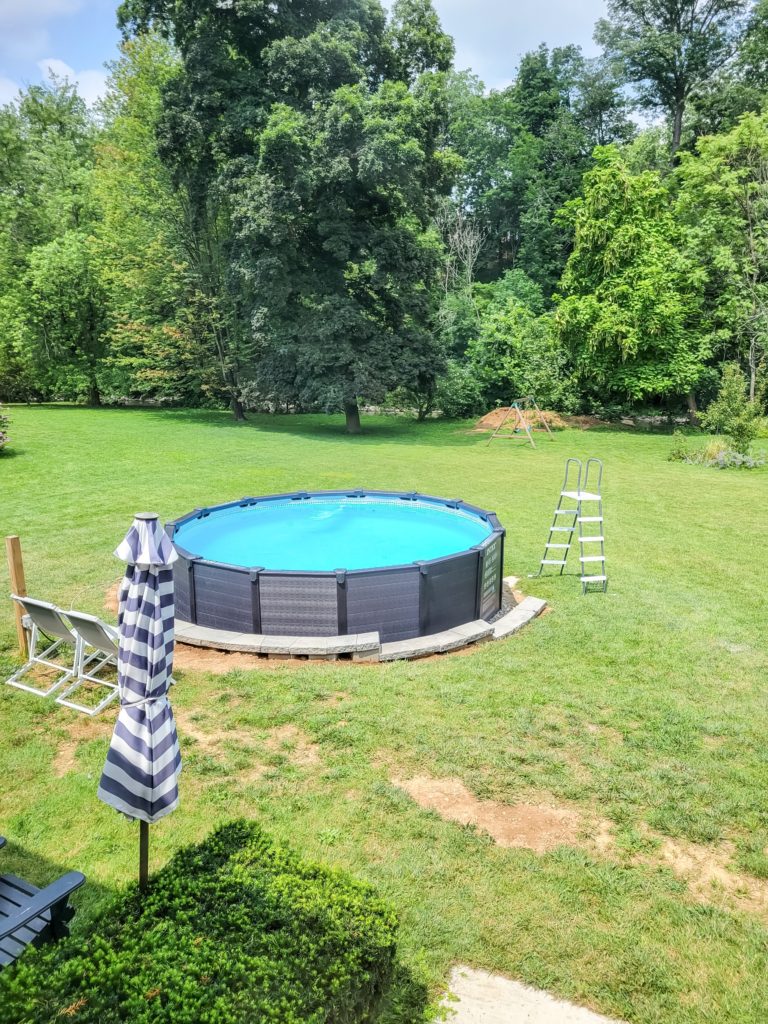Above-ground pool maintenance