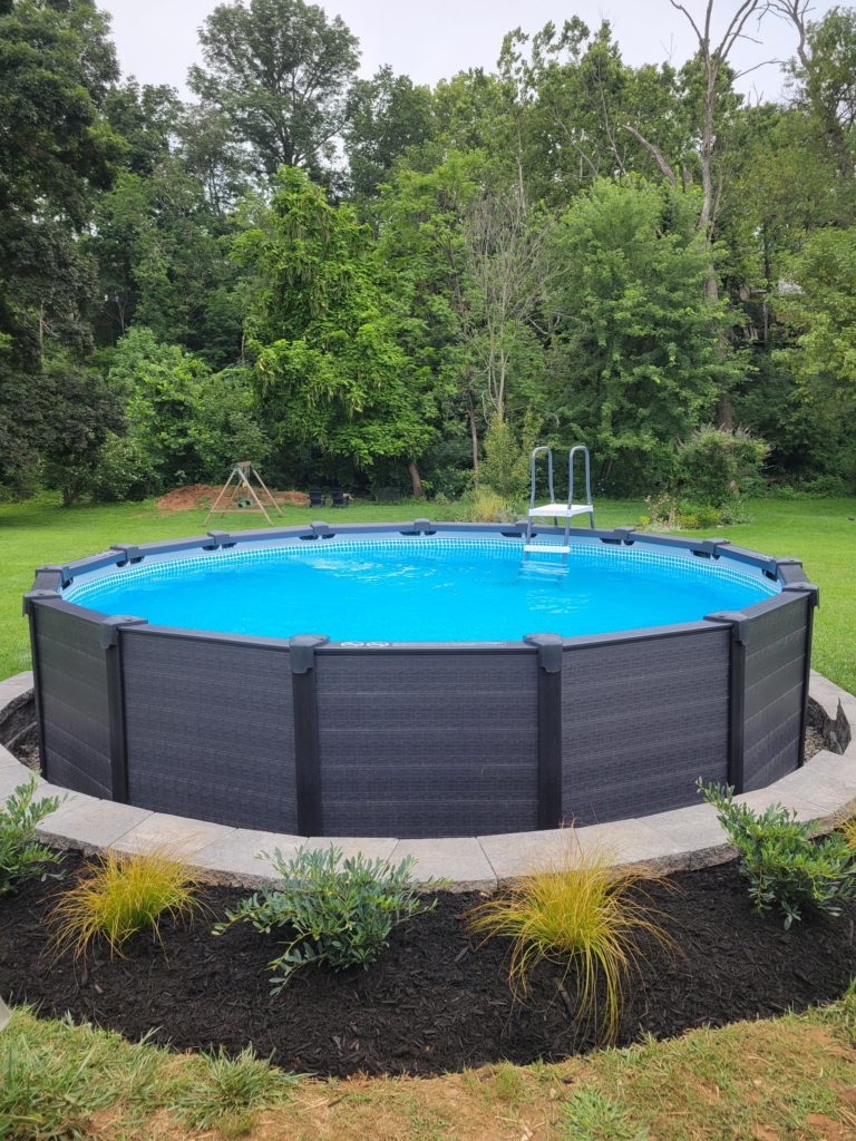 Intex Above-Ground Pool Landscaping Makeover (Pool Landscaping With