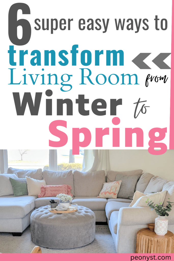 Spring living room decorating tips