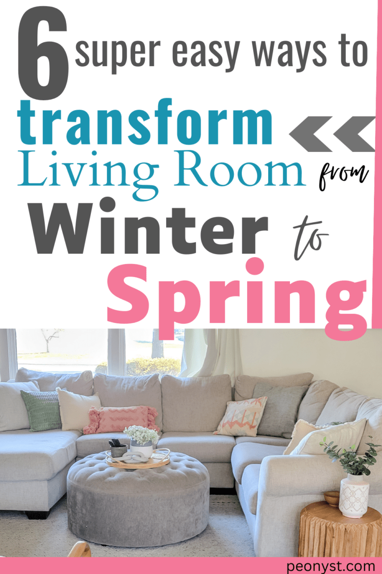 How To Decorate Your Living Room For Spring (Spring Decorating Ideas ...