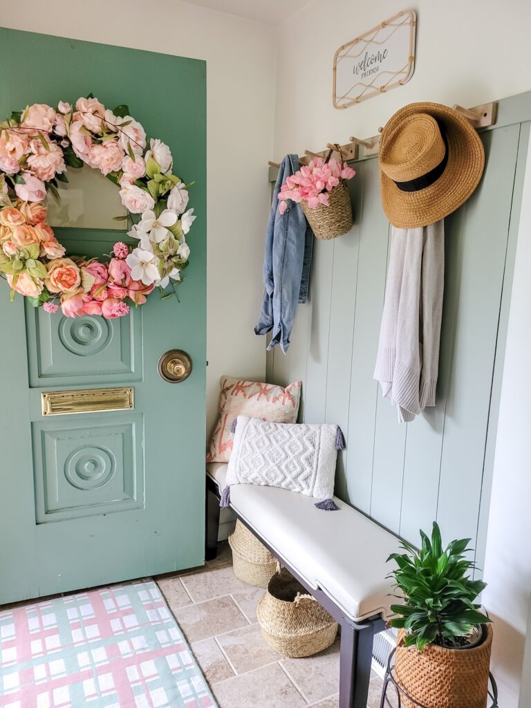 Spring front entryway