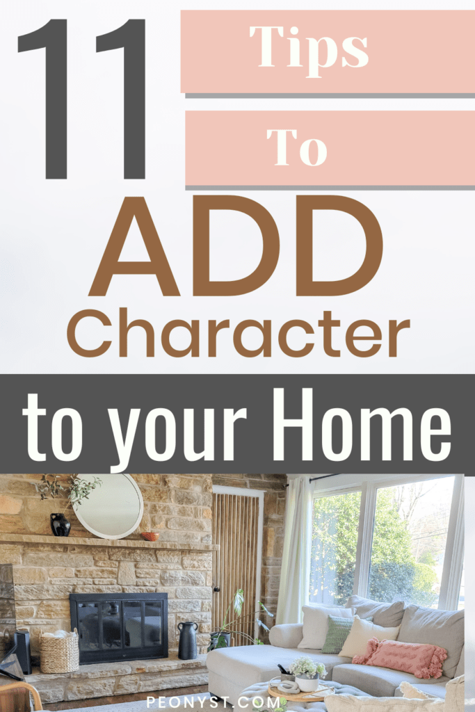 Tips to Add Character to your home